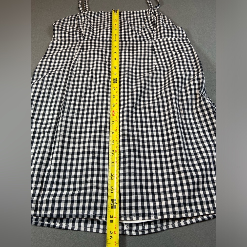 Urban Outfitters Cooperative gingham mini dress, spaghetti straps, sz 10 - Picture 9 of 11